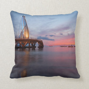 Cojín Decorativo Salida de la luna y puesta del sol