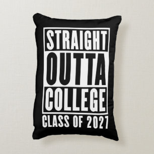Cojín Decorativo Saliendo Directo de la Universidad Clase 2027
