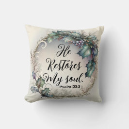 Cojín Decorativo Salmo 23:3
