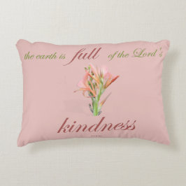 Cojín Decorativo salmo 33 amabilidad total