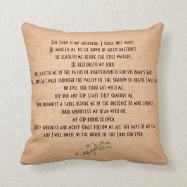 Cojín Decorativo Salmos 23 El Señor es mi Pastor
