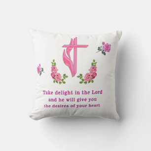 Cojín Decorativo Salmos 37:4