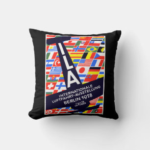 Cojín Decorativo Salón aeronáutico del International 1928