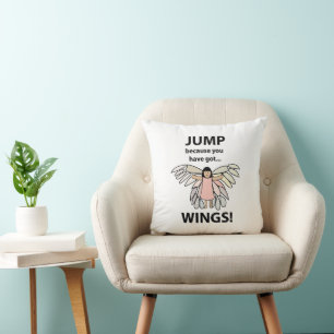 Cojín Decorativo Saltan Alas Porque Tienes Alas