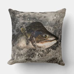 Cojín Decorativo Saltando Salmon