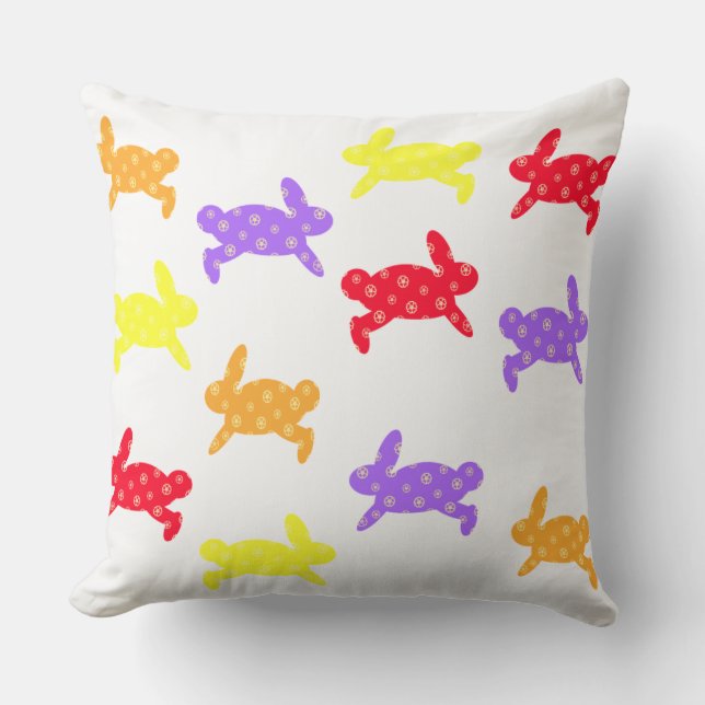 Cojín Decorativo Salto del conejito (Anverso)