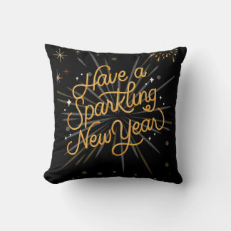 Cojín Decorativo Saludos al Año Nuevo: ¡Celebremos juntos!