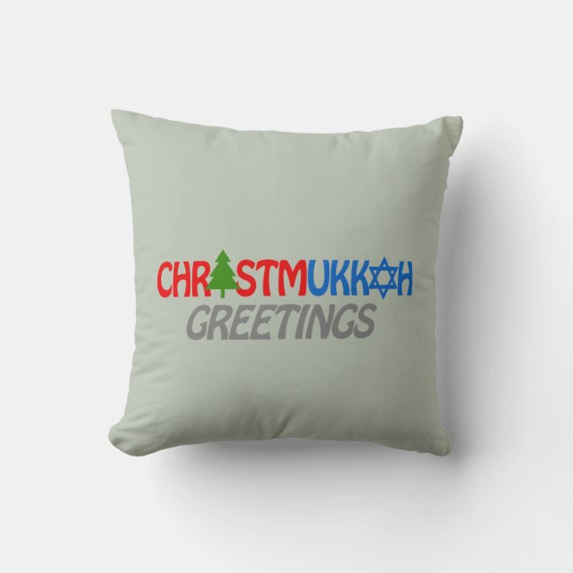 COJÍN DECORATIVO SALUDOS DE CHRISTMUKKAH - .PNG (Anverso)