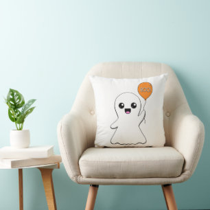 Cojín Decorativo Saludos de Fantasma Amigable