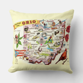 Cojín Decorativo Saludos de Ohio