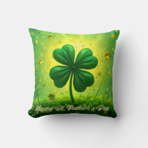 Cojín Decorativo Saludos para el Día de San Patricio
