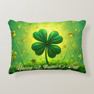 Cojín Decorativo Saludos para el Día de San Patricio