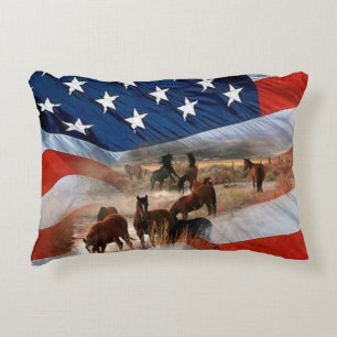 Cojín Decorativo Salvaje de Estados Unidos