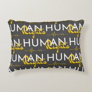 Cojín Decorativo Salvamento de los derechos humanos