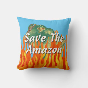 Cojín Decorativo Salvar la Amazonía
