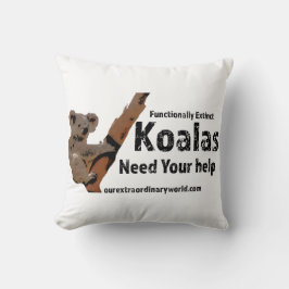 Cojín Decorativo Salven a los Koalas