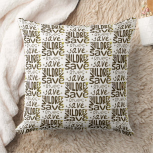 Cojín Decorativo Salven niños, salven vidas