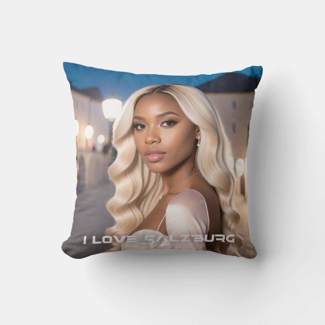 COJÍN DECORATIVO SALZBURG - I LOVE SALZBURG (Anverso)
