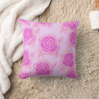 Cojín Decorativo Sami 💜 Floral Barroco Púrpura