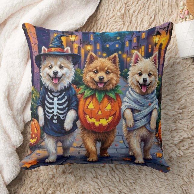 Cojín Decorativo Samoyed Dogs Trick-or-Treating Halloween Costumes (Manta)