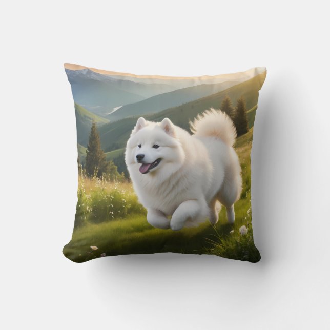 Cojín decorativo Samoyed Elegant (Anverso)