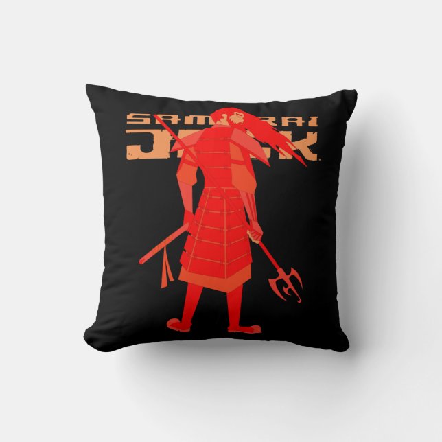 Cojín Decorativo Samurai Jack Red Warrior Graphic (Anverso)