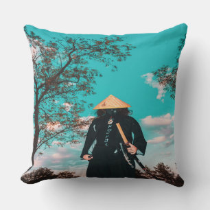 Cojín Decorativo Samurai japonés