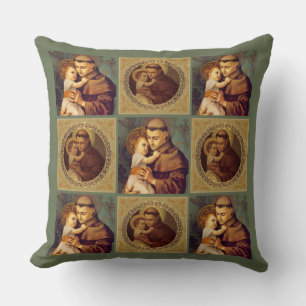 Cojín Decorativo San Antonio de Padua Niño Jesús
