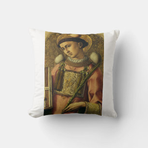 Cojín Decorativo San Esteban el Protomártir Iconografía de Arte Fin