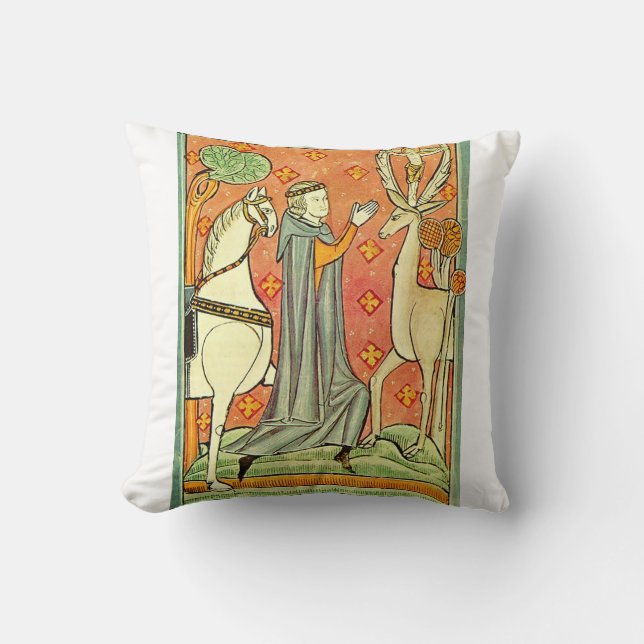 Cojín Decorativo San Eustachio Apóstol de las Ardenas (Anverso)