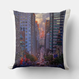 Cojín Decorativo San Francisco California Street horizonte brillo