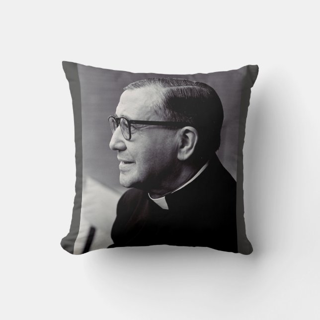 Cojín Decorativo San Josemaria Escriva (Anverso)