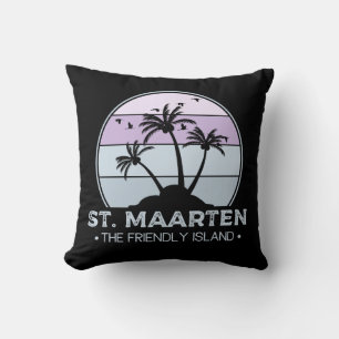 Cojín Decorativo San Martín El simpático retro de la isla Sint Mart