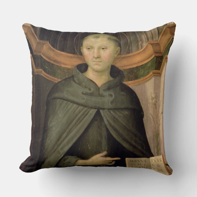 Cojín Decorativo San Nicolás de Tolentino (el panel) (Anverso)