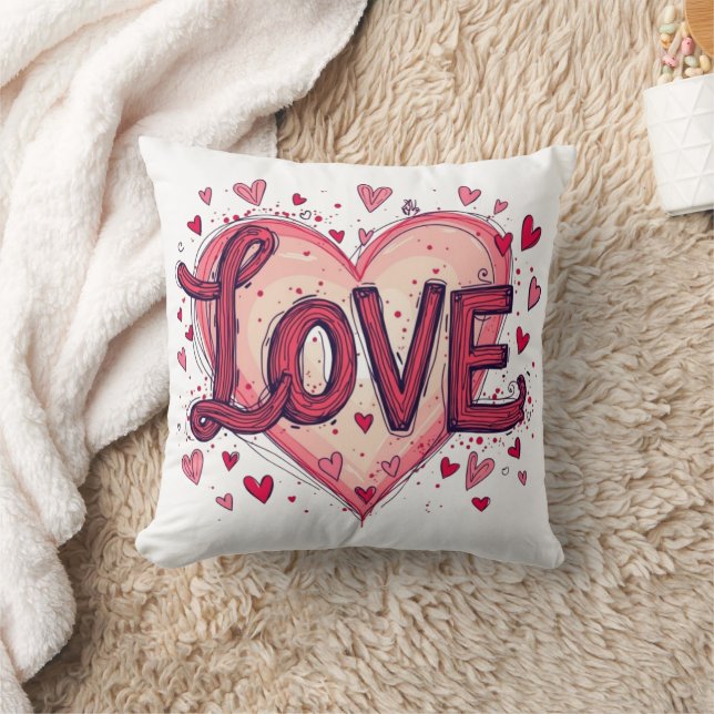 Cojín Decorativo San Valentín Ama San Valentín (Manta)