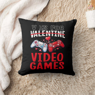 Cojín Decorativo San Valentín es para regalos divertidos de videoju