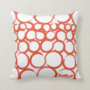 Cojín Decorativo San Valentín Pintado XOXO