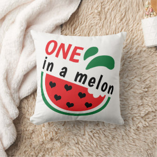 Cojín Decorativo Sandía sincera ONE en un melón
