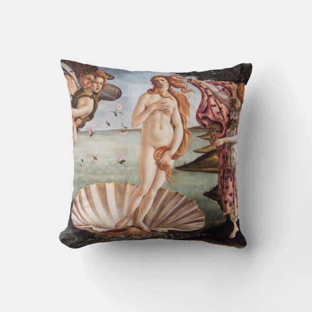 Cojín Decorativo Sandro Botticelli - Nacimiento de Venus (Anverso)