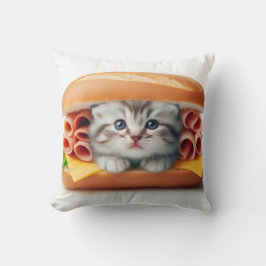 Cojín Decorativo sandwich cat