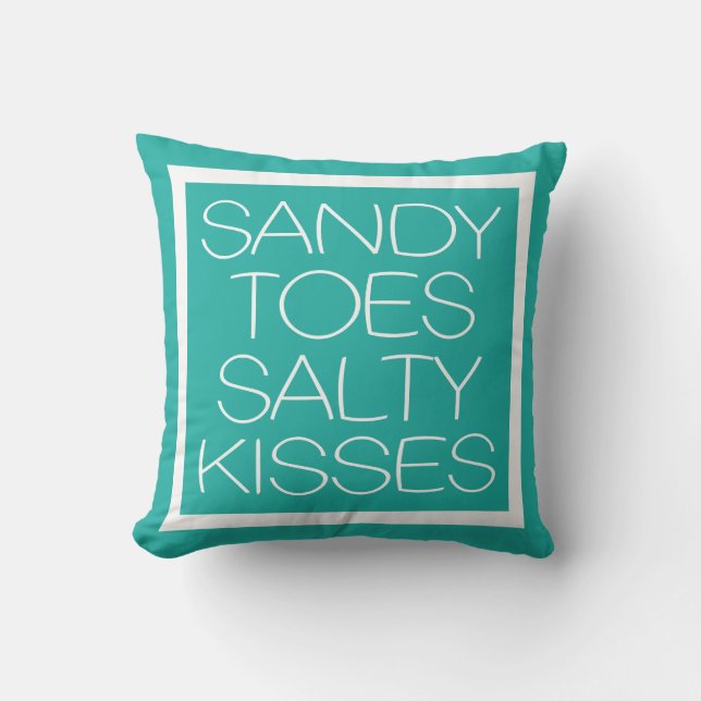 Cojín Decorativo Sandy Toes Salty Kiss (Anverso)
