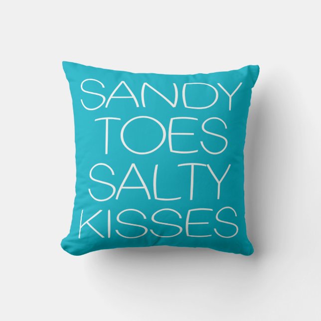 Cojín Decorativo Sandy Toes Salty Kiss (Anverso)