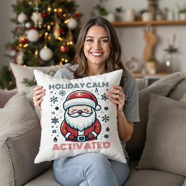 Cojín decorativo Santa activado de calm de vacacio