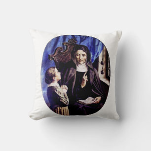 Cojín Decorativo Santa Ángela Merici Patrona de los Educadores y 