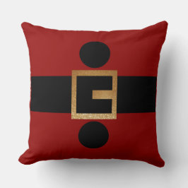 Cojín Decorativo Santa Belt Christmas – Festive Holiday Gift