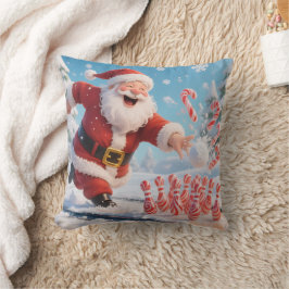 Cojín Decorativo Santa Boliche Personalizado 