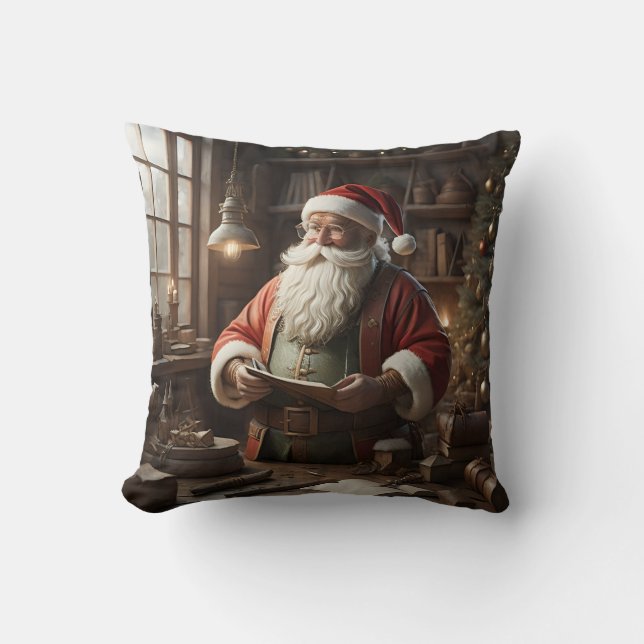 Cojín Decorativo Santa Claus (Anverso)