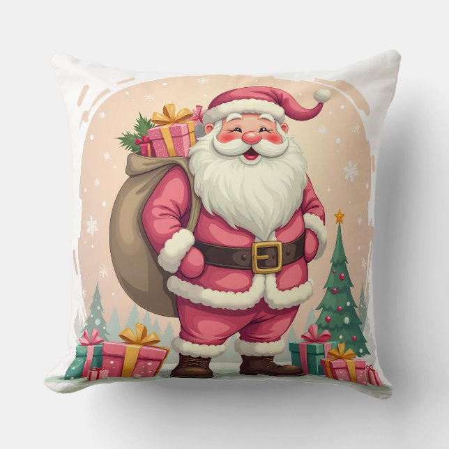 Cojín Decorativo Santa Claus (Anverso)