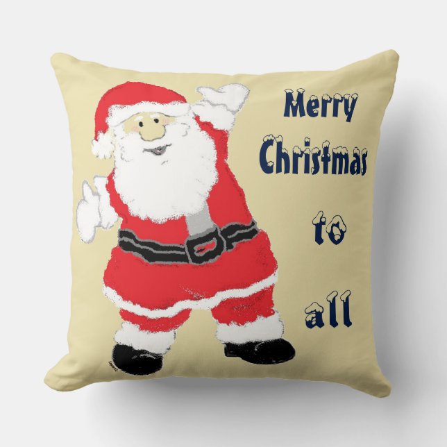 Cojín Decorativo Santa Claus (Anverso)