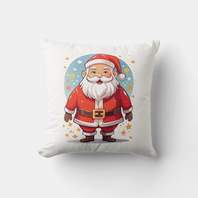 Cojín Decorativo Santa Claus (Anverso)